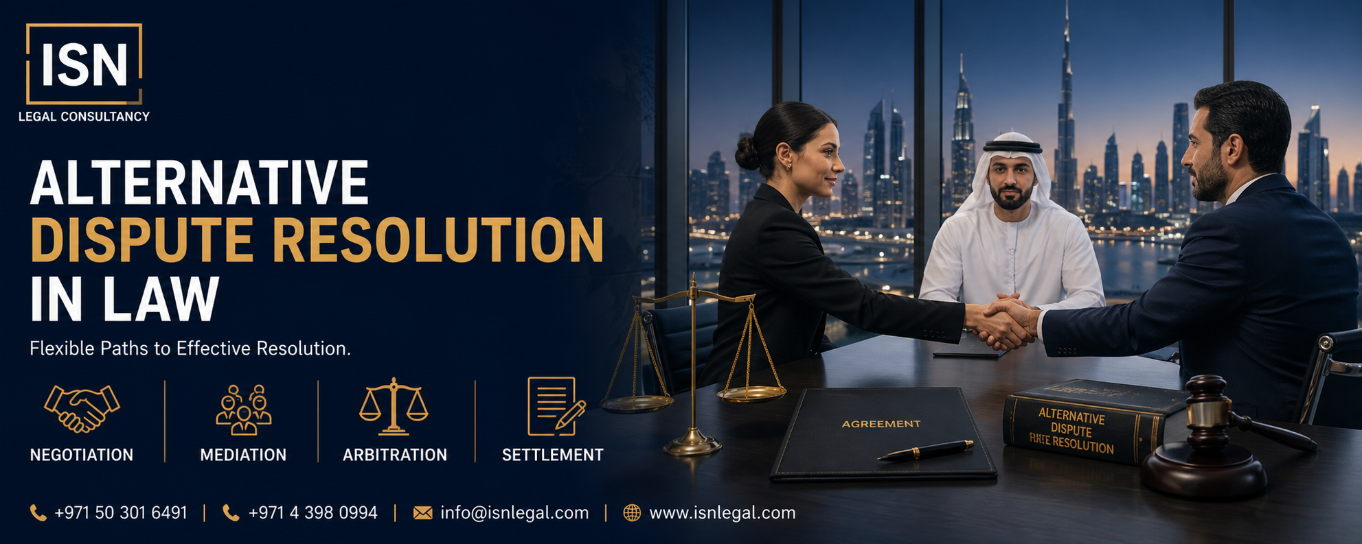 Alternative Dispute Resolution in Law - ISN Legal Consultancy