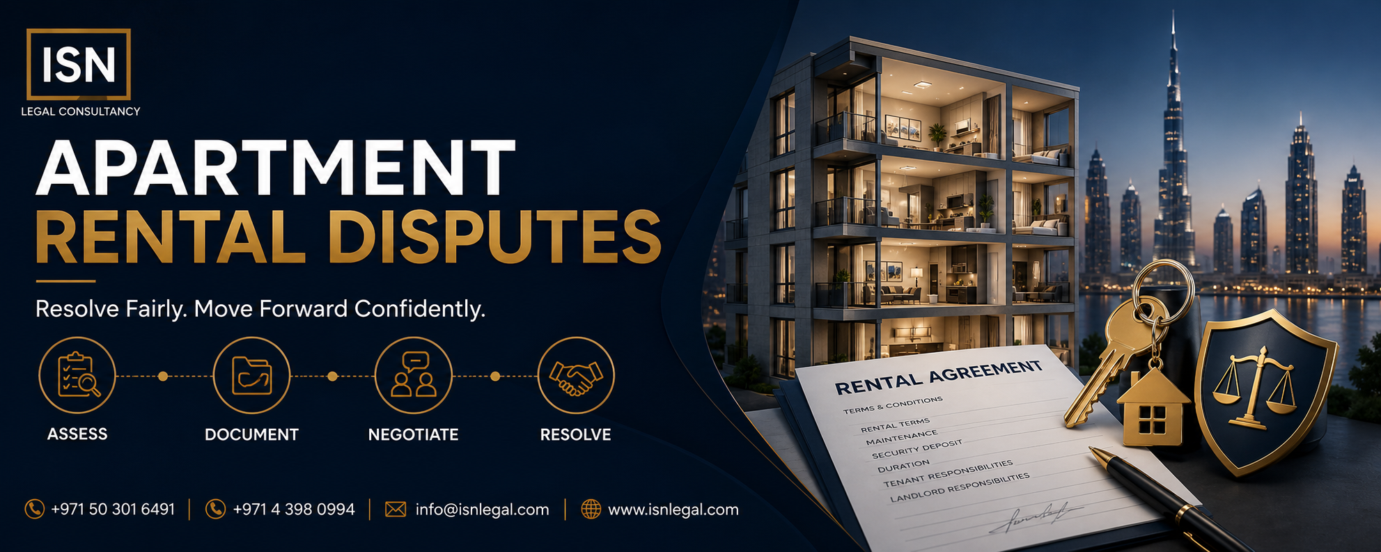 Apartment Rental Disputes in the UAE - ISN Legal Consultancy