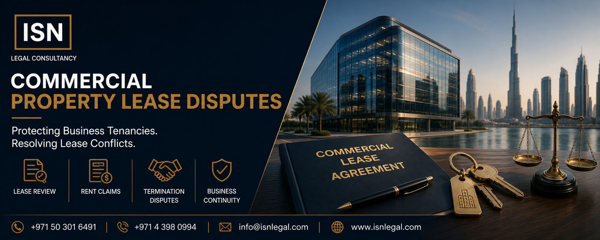 Commercial Property Lease Disputes - ISN Legal Consultancy