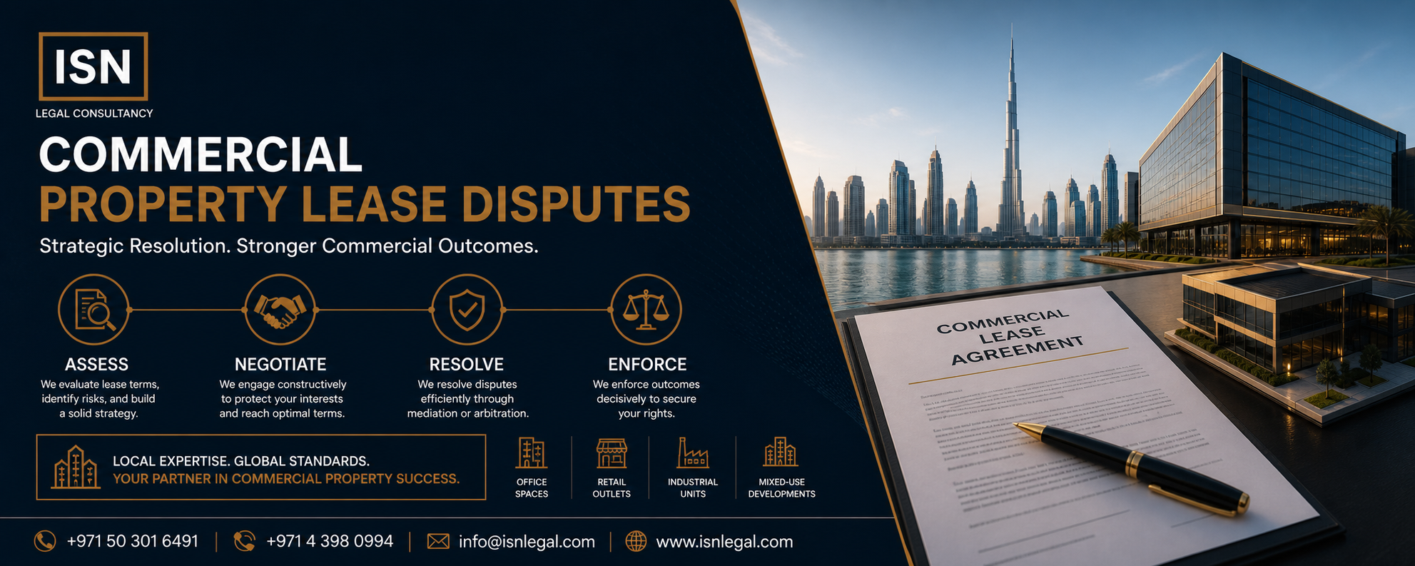 Commercial Property Lease Disputes in the UAE - ISN Legal Consultancy