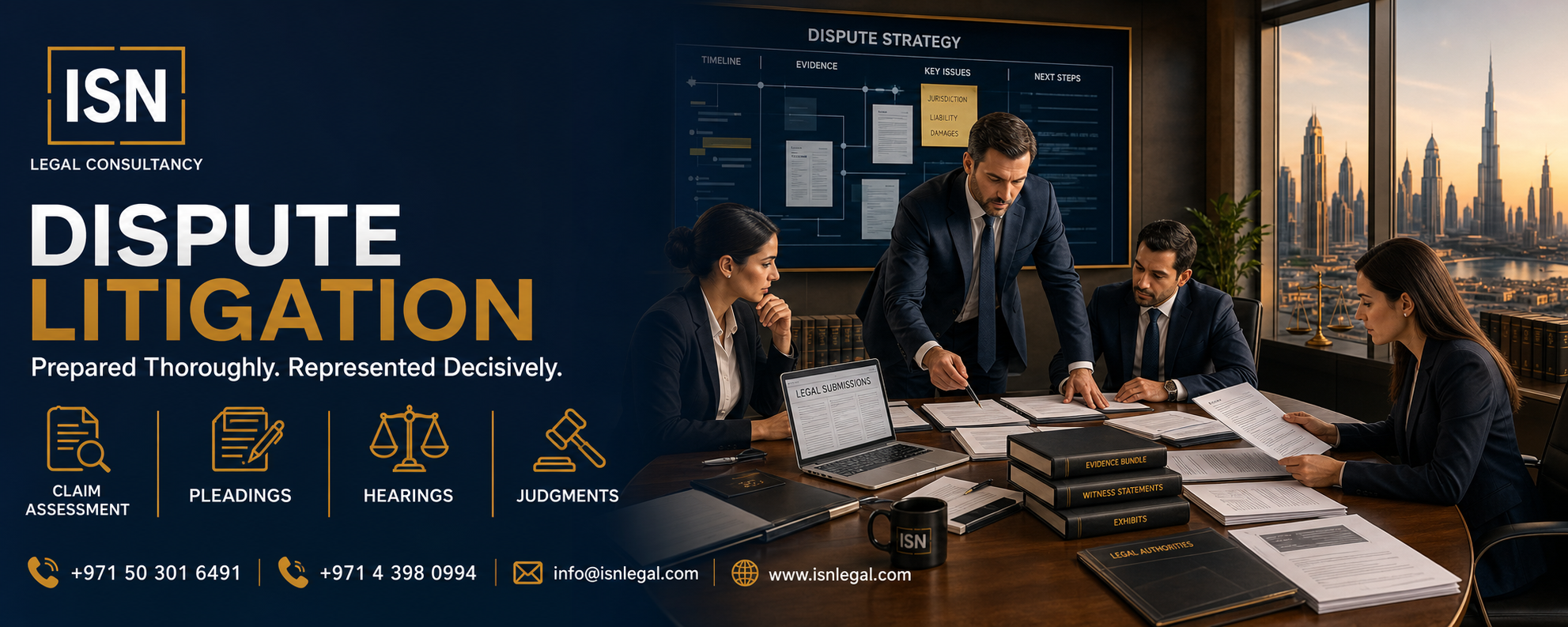Dispute Litigation legal guidance - ISN Legal Consultancy
