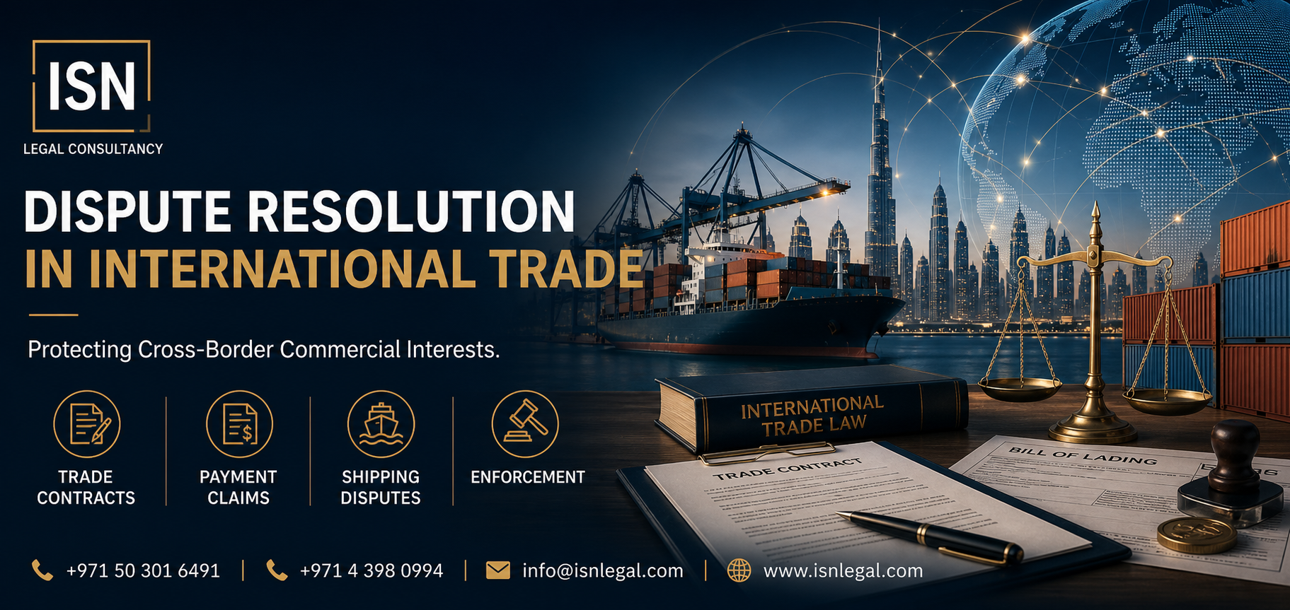 Dispute Resolution in International Trade - ISN Legal Consultancy