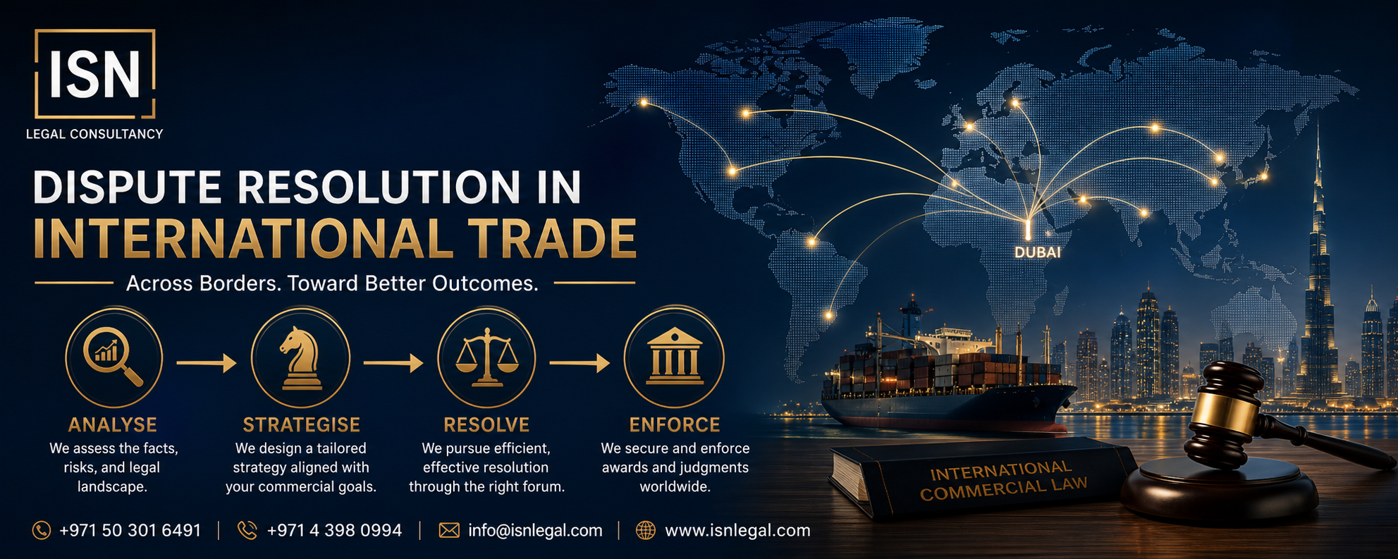 Dispute Resolution in International Trade in the UAE - ISN Legal Consultancy