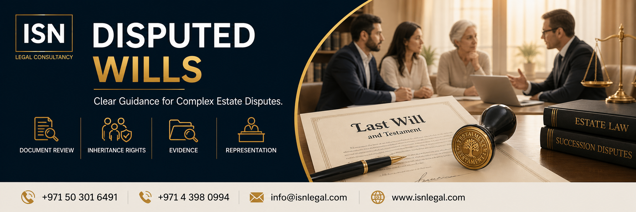 Disputed Wills legal guidance - ISN Legal Consultancy