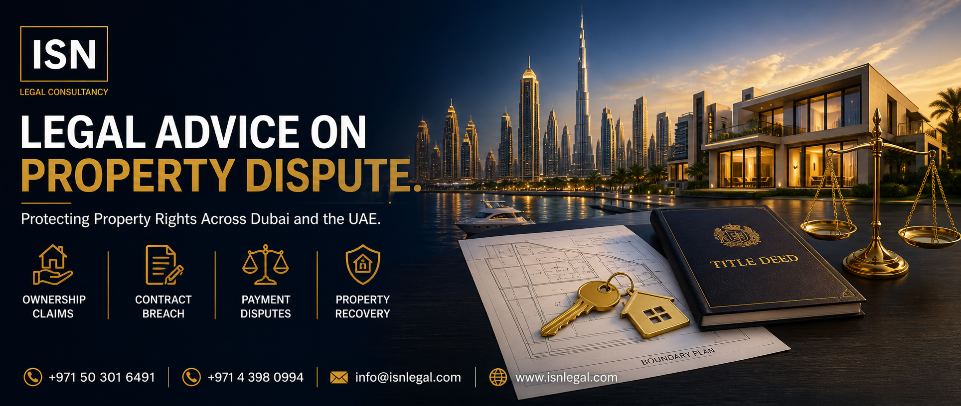 Legal Advice on Property Dispute - ISN Legal Consultancy