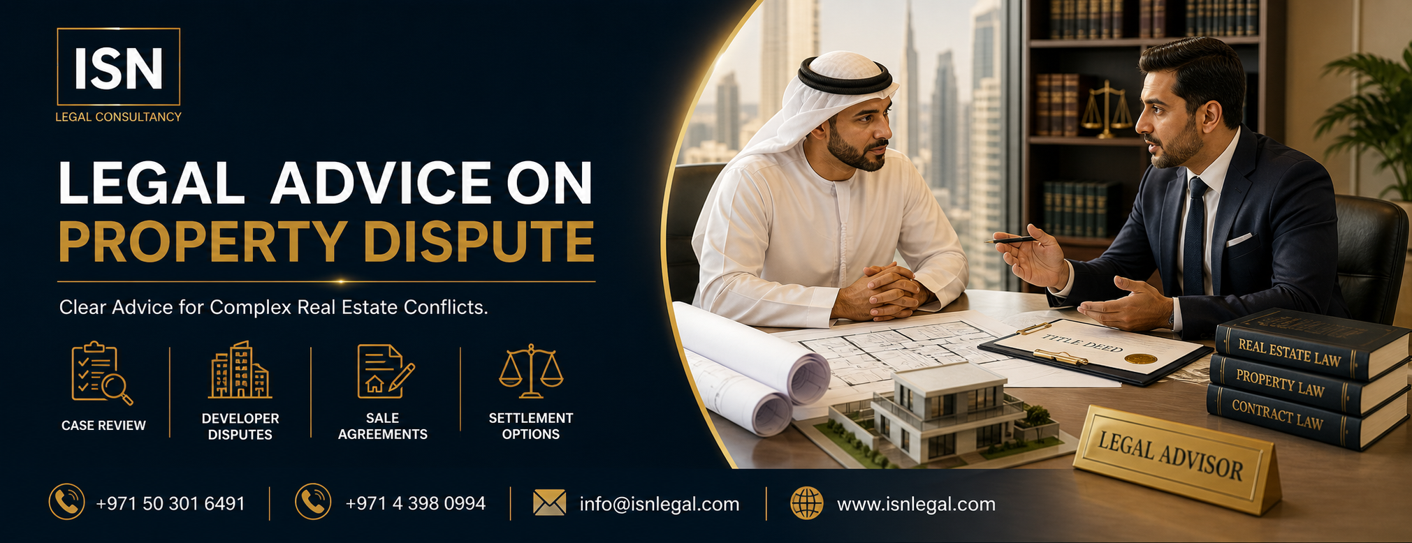 Legal Advice on Property Dispute legal guidance - ISN Legal Consultancy