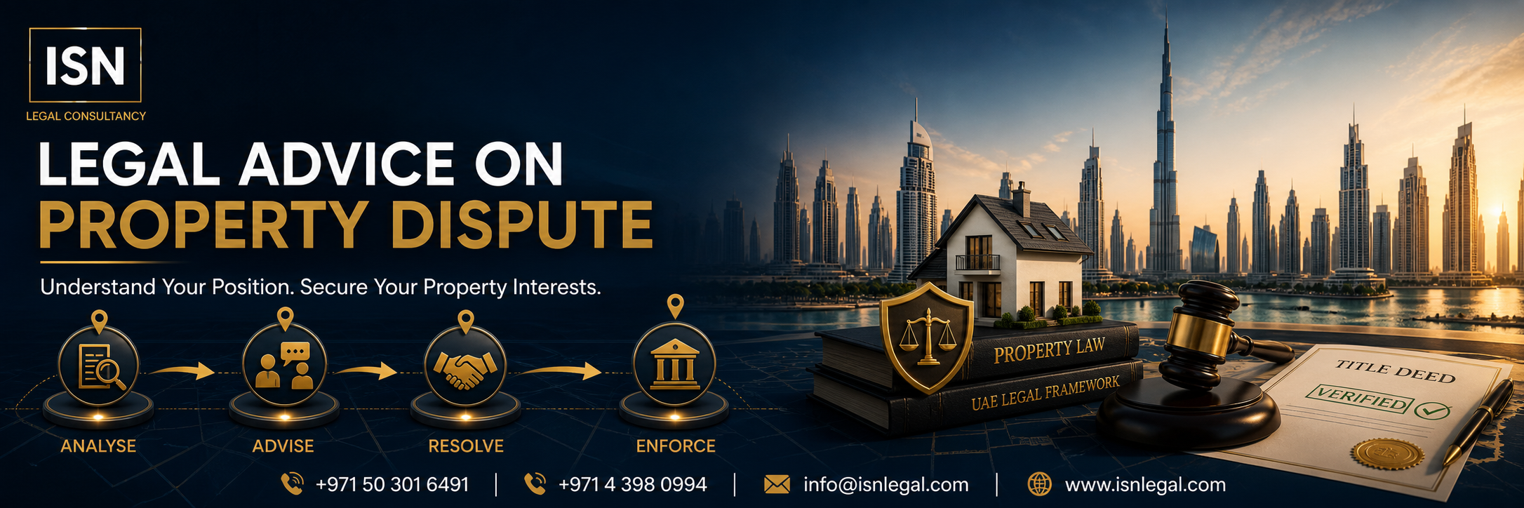 Legal Advice on Property Dispute in the UAE - ISN Legal Consultancy