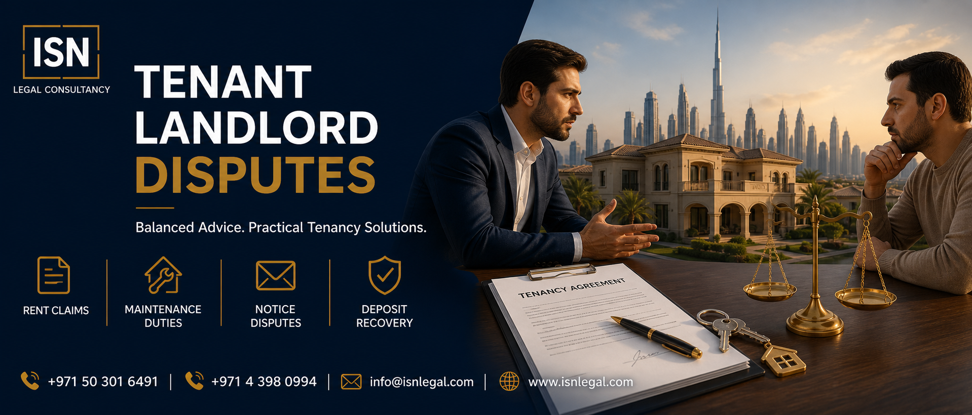 Tenant Landlord Disputes - ISN Legal Consultancy