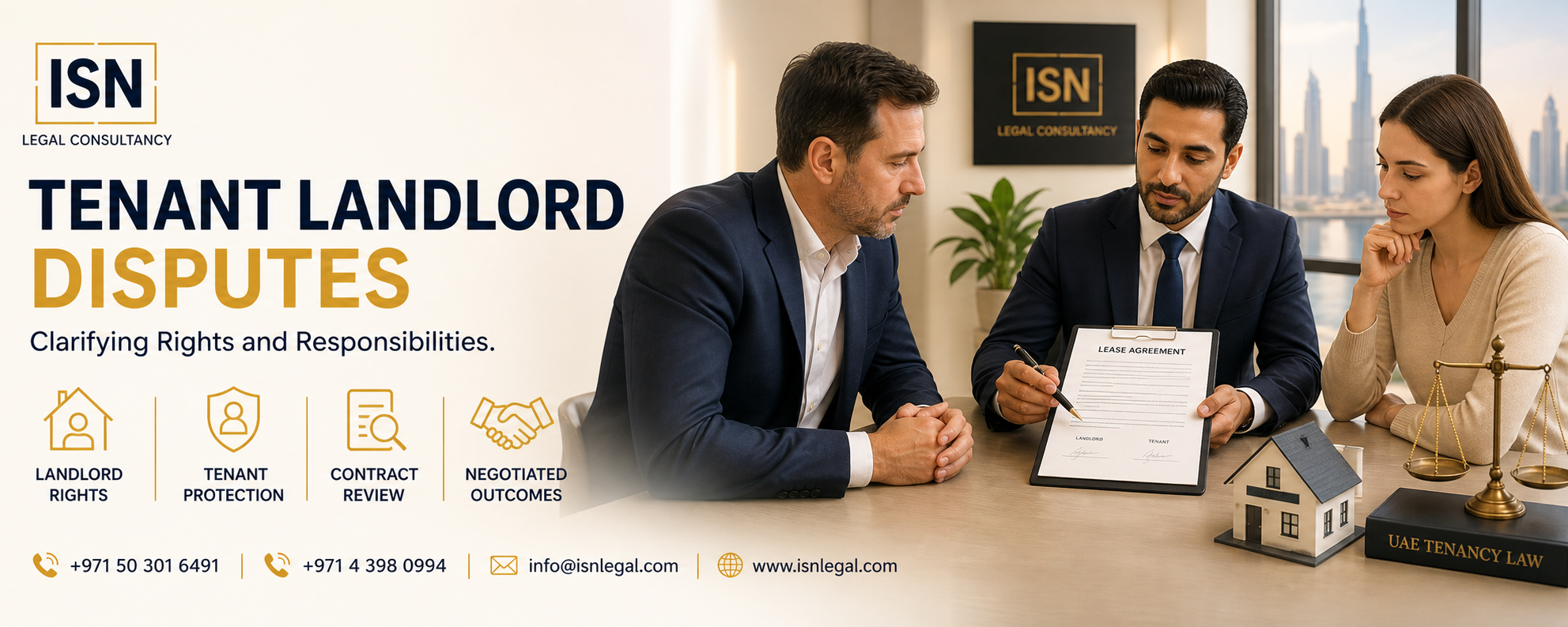 Tenant Landlord Disputes legal guidance - ISN Legal Consultancy