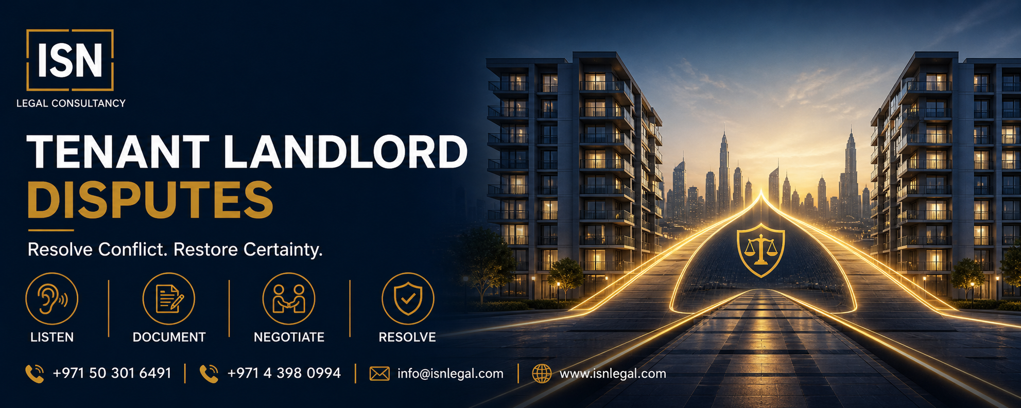 Tenant Landlord Disputes in the UAE - ISN Legal Consultancy